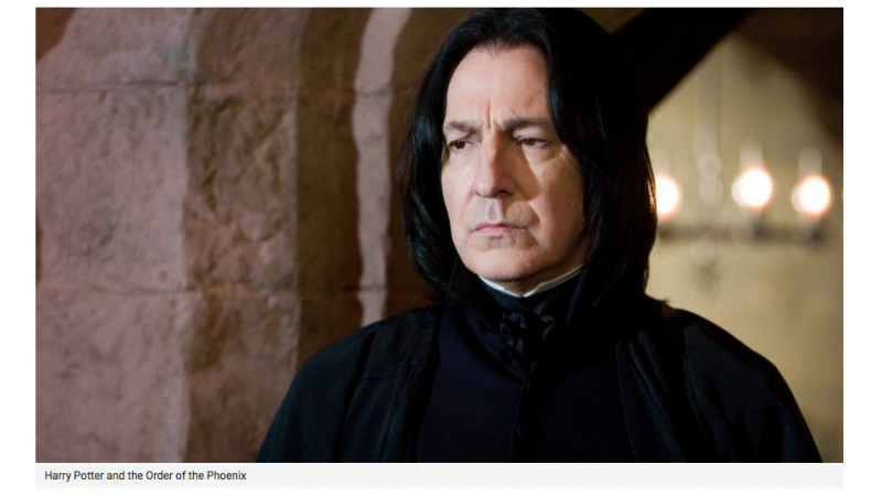 Actor snape Why Harry